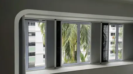 Pleated insect screen / 2 in 1 Insect + Blackout screen