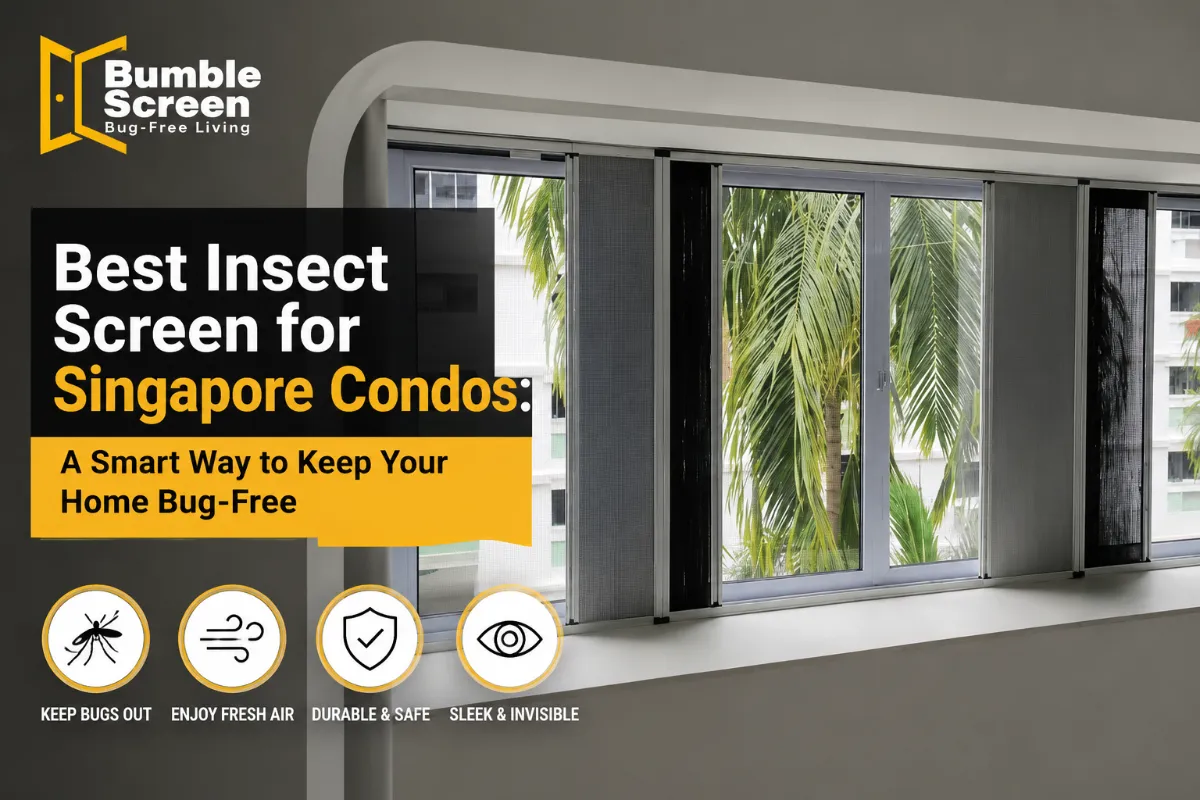 Best Insect Screen for Singapore Condos: A Smart Way to Keep Your Home Bug-Free